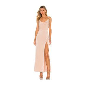 NBD Lila Gown, Champagne, sz Medium, Revolve